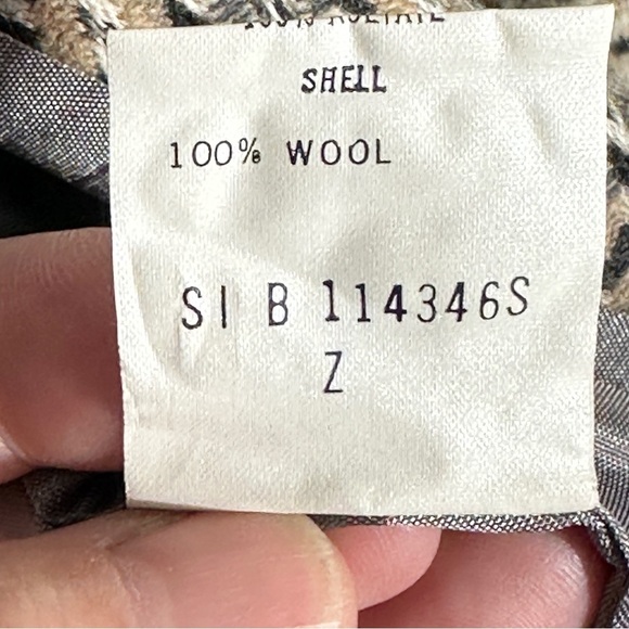 Gorgeous! Vintage Junior House 100% wool houndstooth blazer, academia - Picture 7 of 13